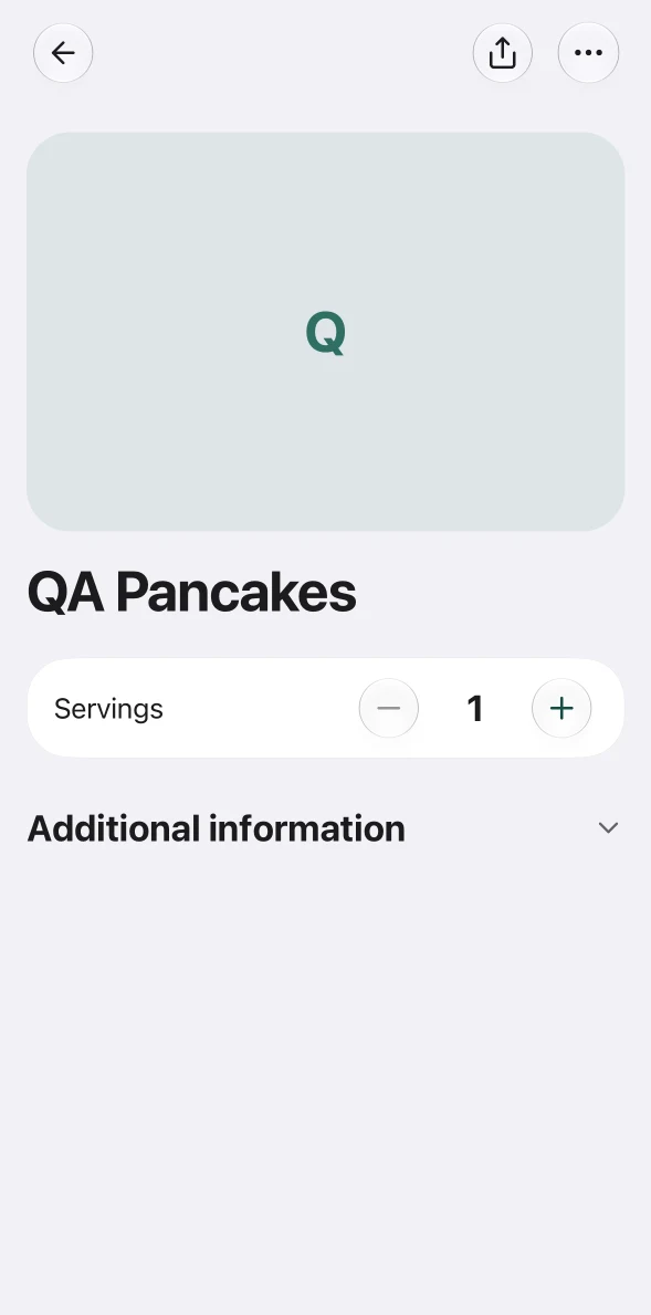 AvoCook Recipe on iOS