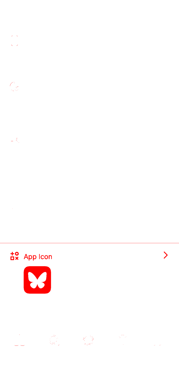 Bluesky Appearance pixel diff