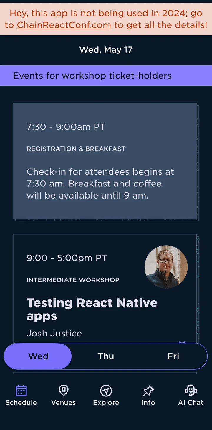 Schedule iOS
