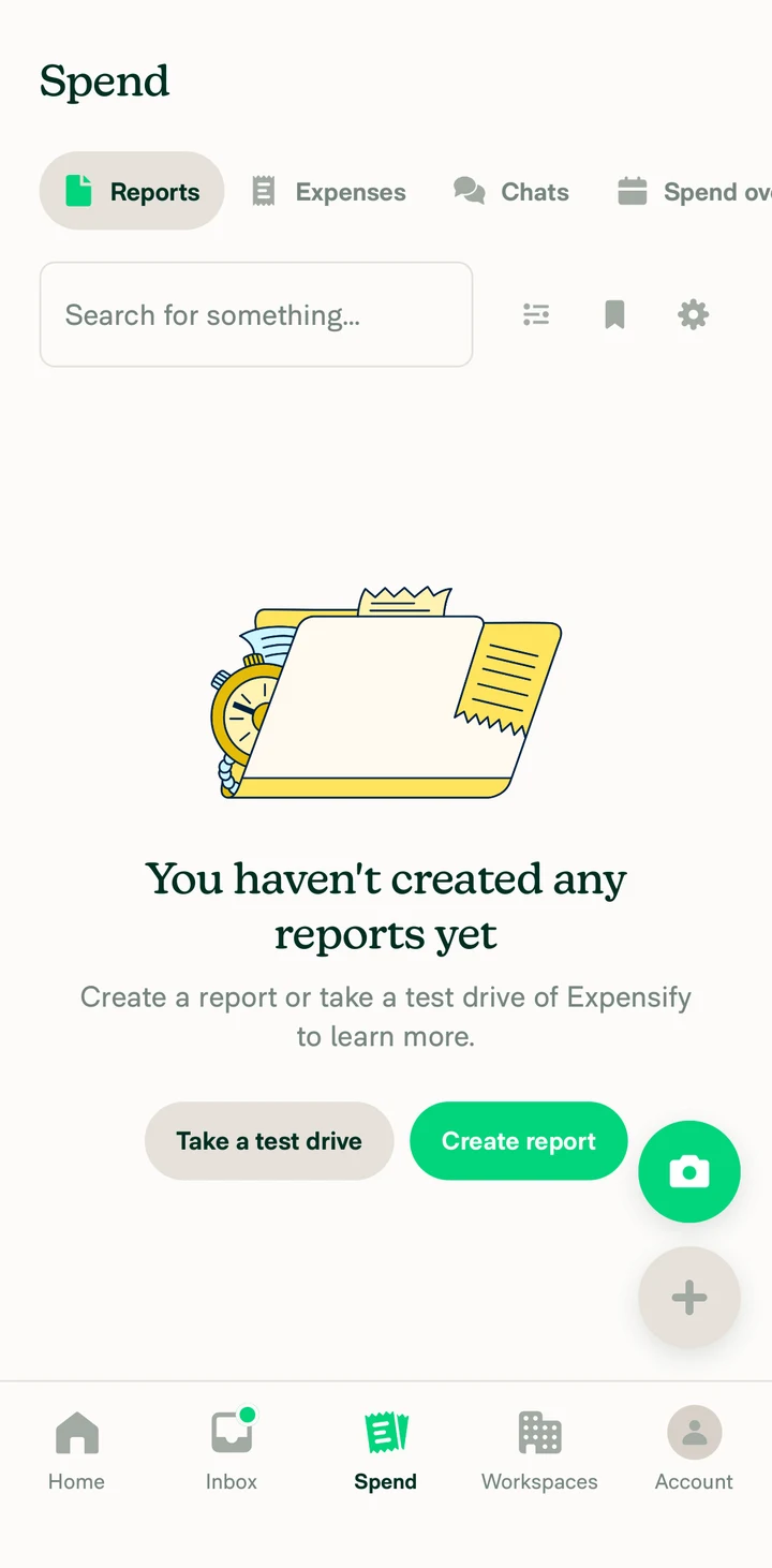 Expensify Spend in Peach