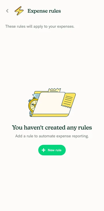 Expense rules