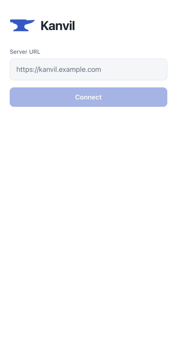 Kanvil Connect to server in Peach