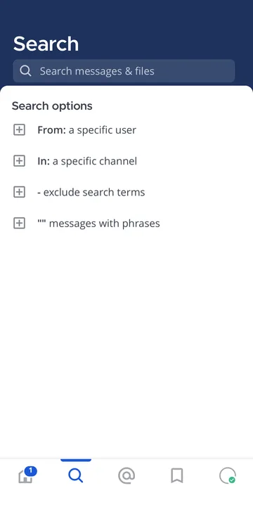 Mattermost 04 search