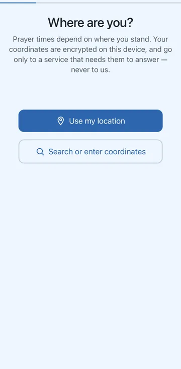 Choose location