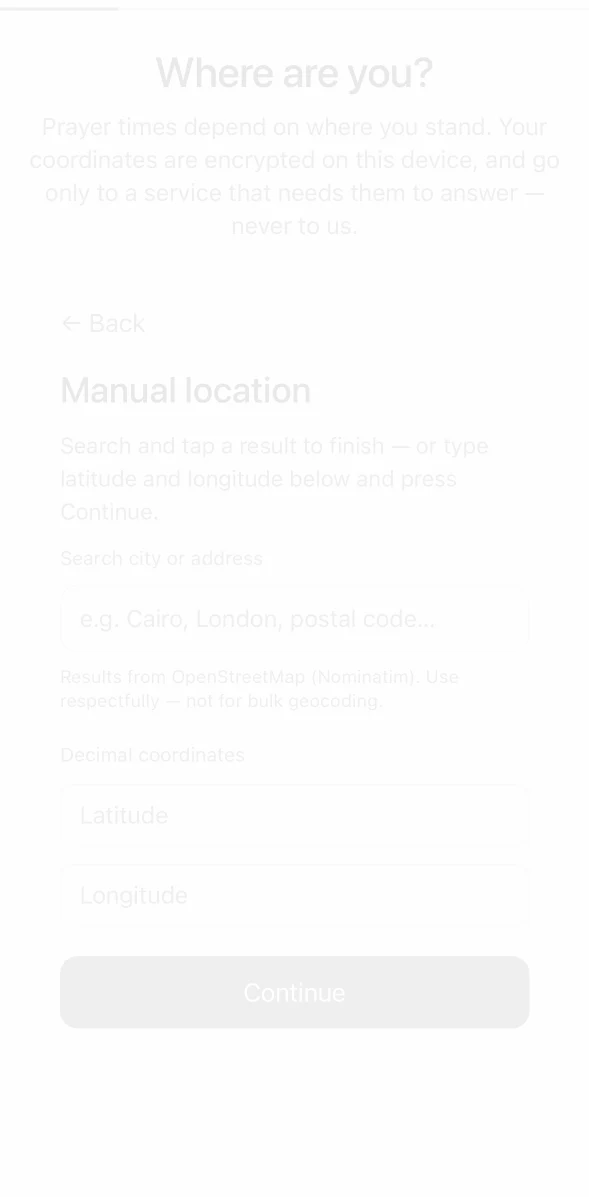 Mihrab Manual location pixel diff