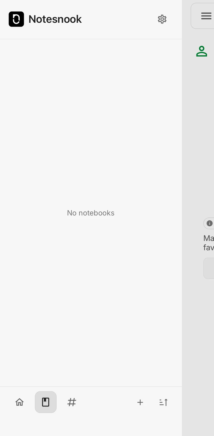 Notesnook Notebooks empty on iOS