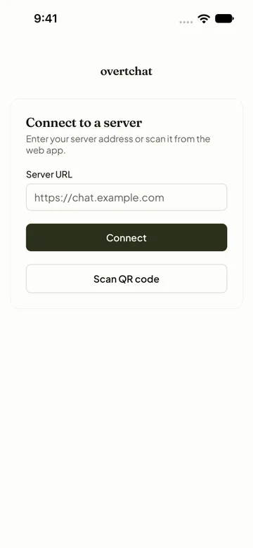 Server entry