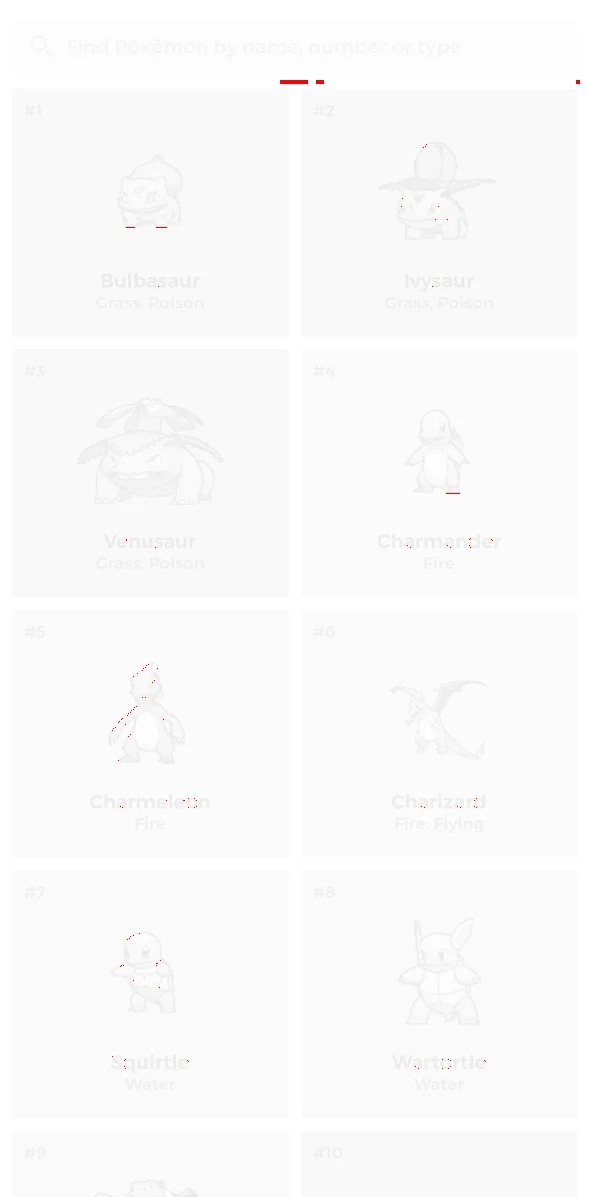 PocketGear List pixel diff