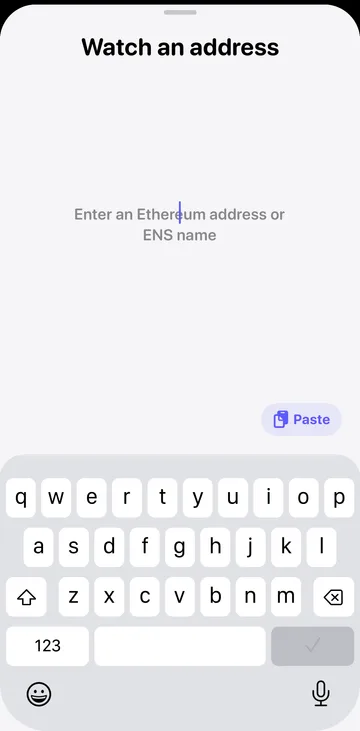 Watch address