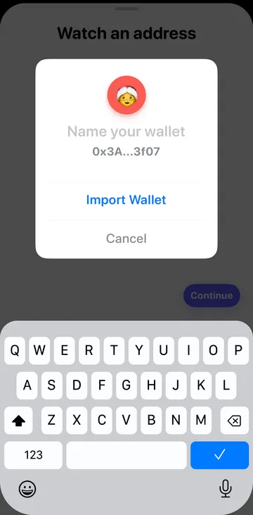 Name your wallet