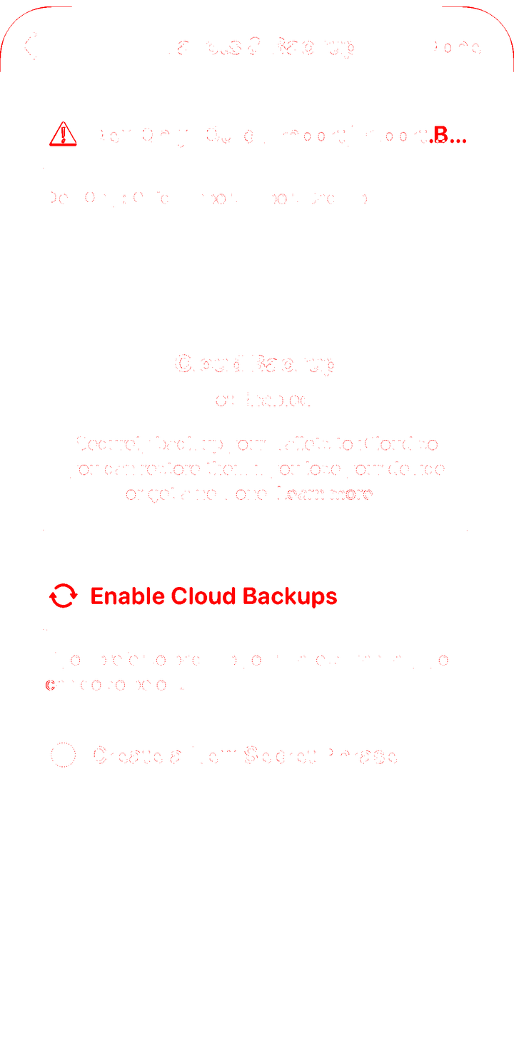 Rainbow Wallets backup pixel diff
