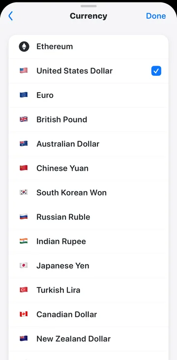 Currency