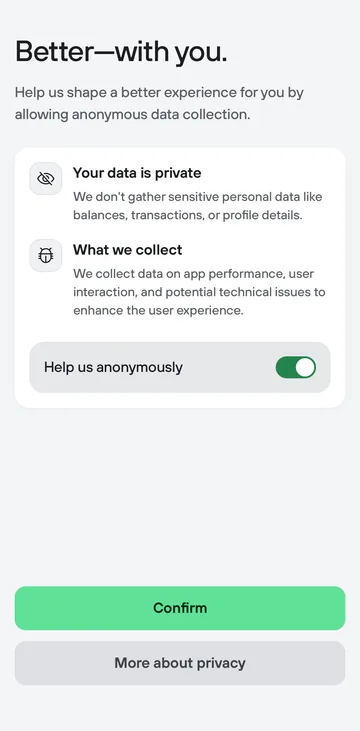Analytics consent