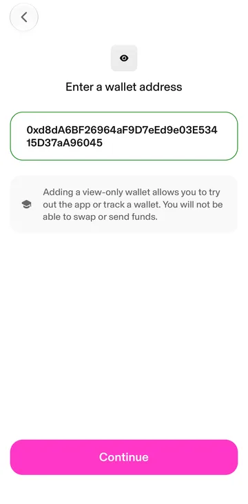Watch input vitalik