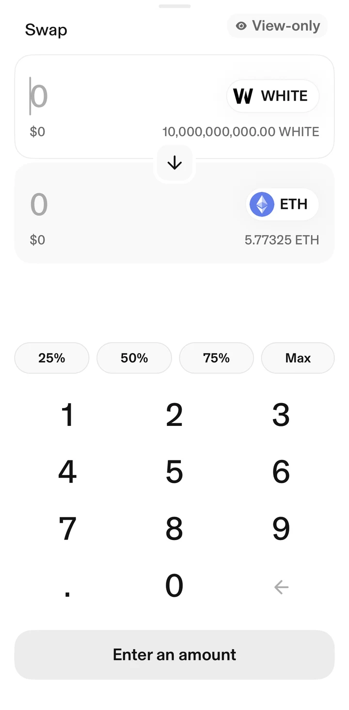 Uniswap Swap on iOS