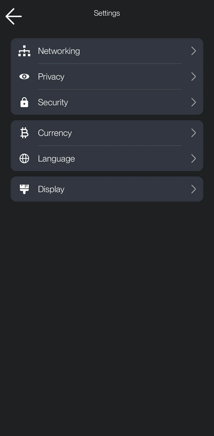Zeus Settings in Peach