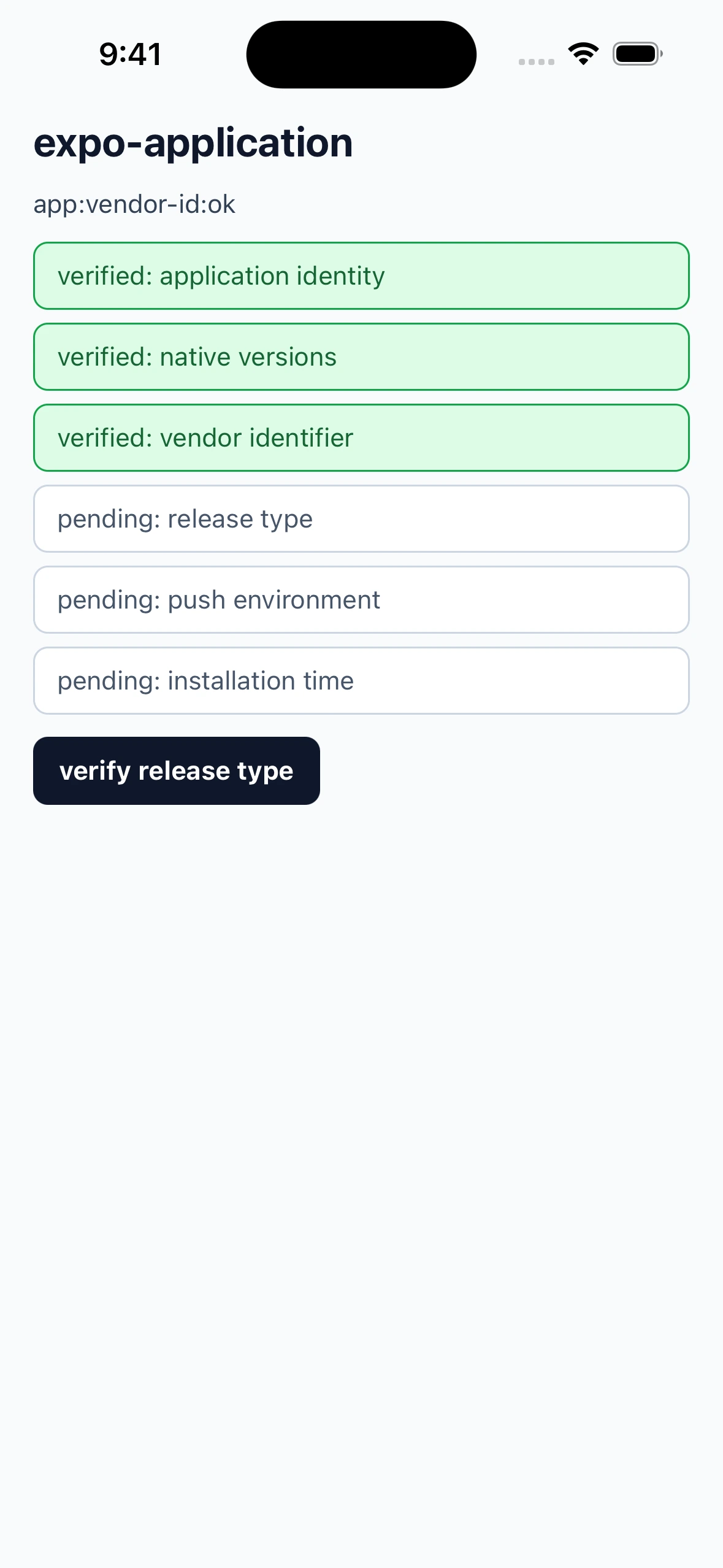 ExpoApplicationLibraryCase iOS 26.4