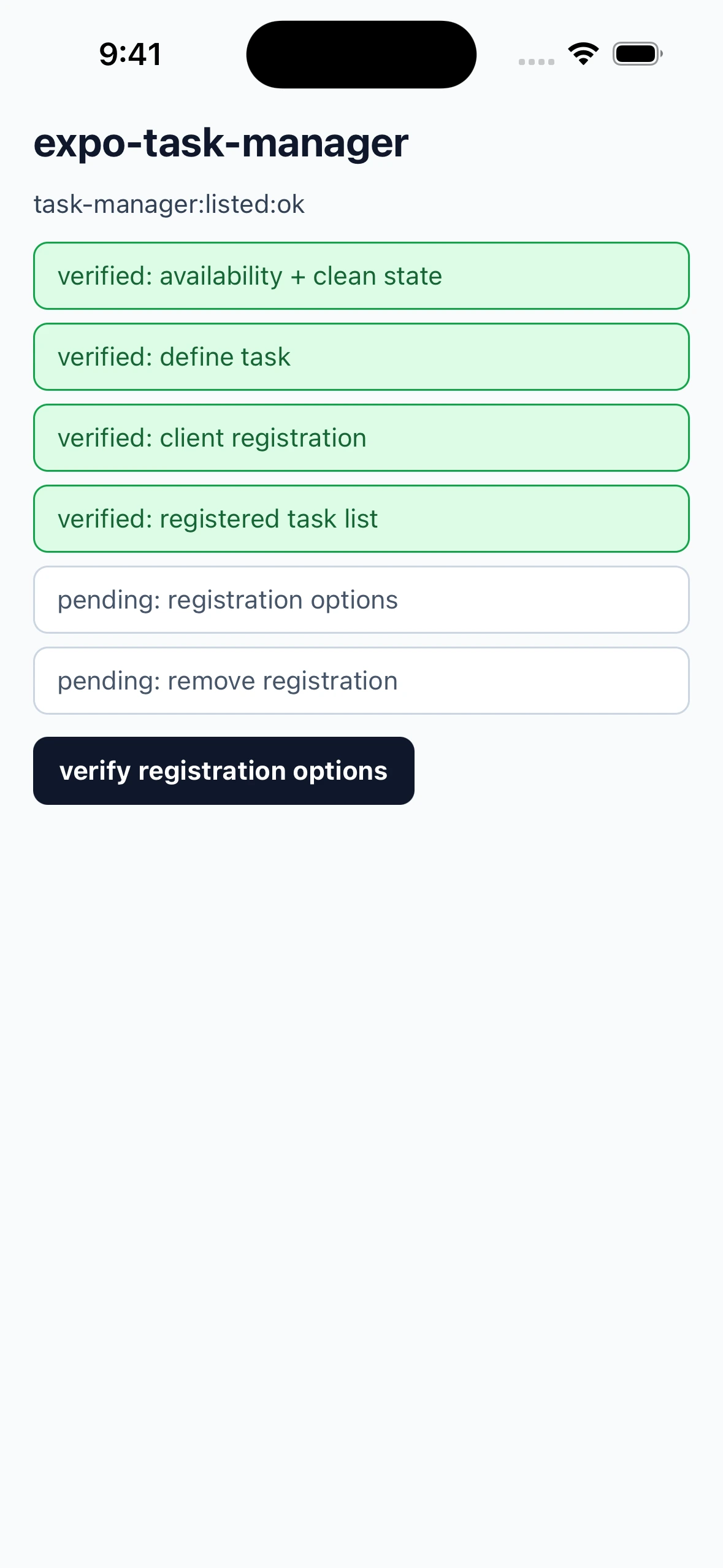 ExpoTaskManagerLibraryCase iOS 26.4