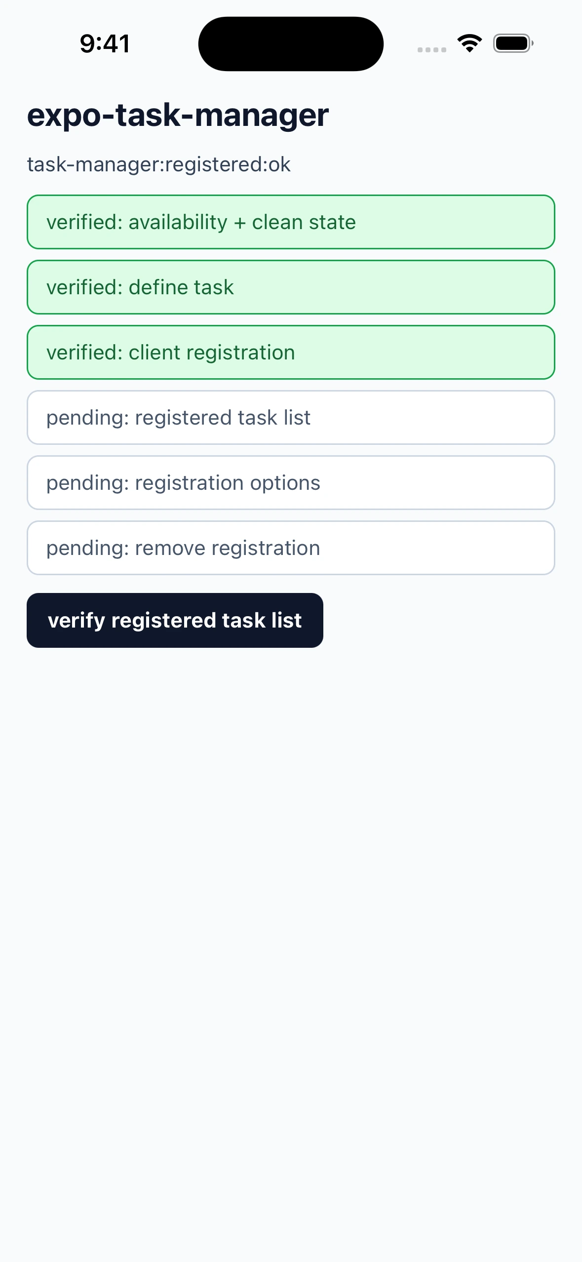 ExpoTaskManagerLibraryCase iOS 26.4