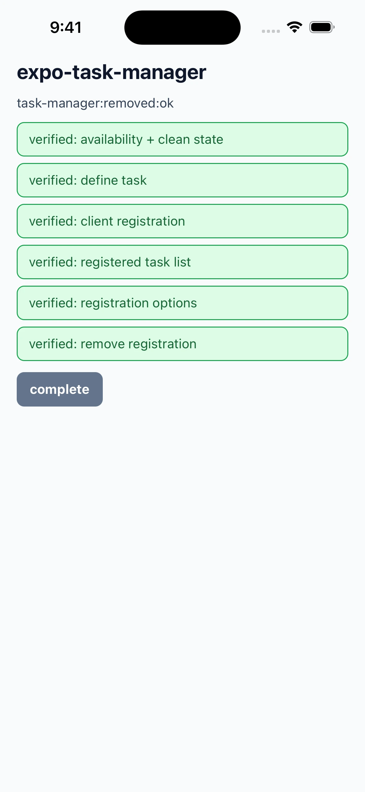ExpoTaskManagerLibraryCase iOS 26.4