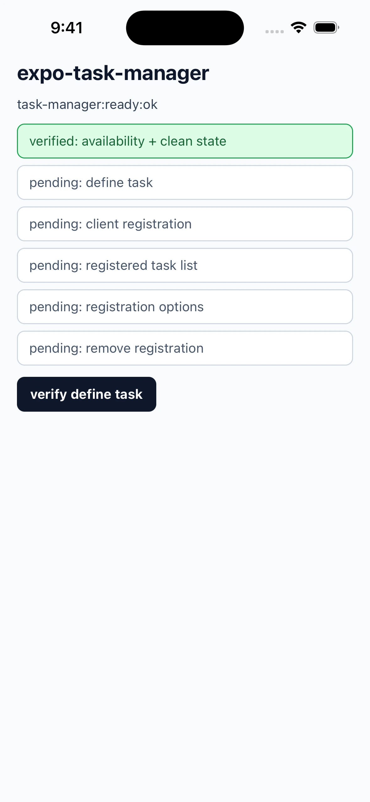 ExpoTaskManagerLibraryCase iOS 26.4