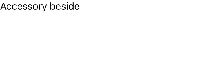 Accessory iOS 27.0