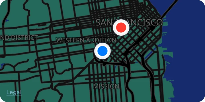 One native ui map settled Peach