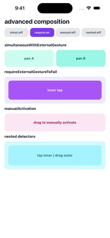react-native-gesture-handler ios