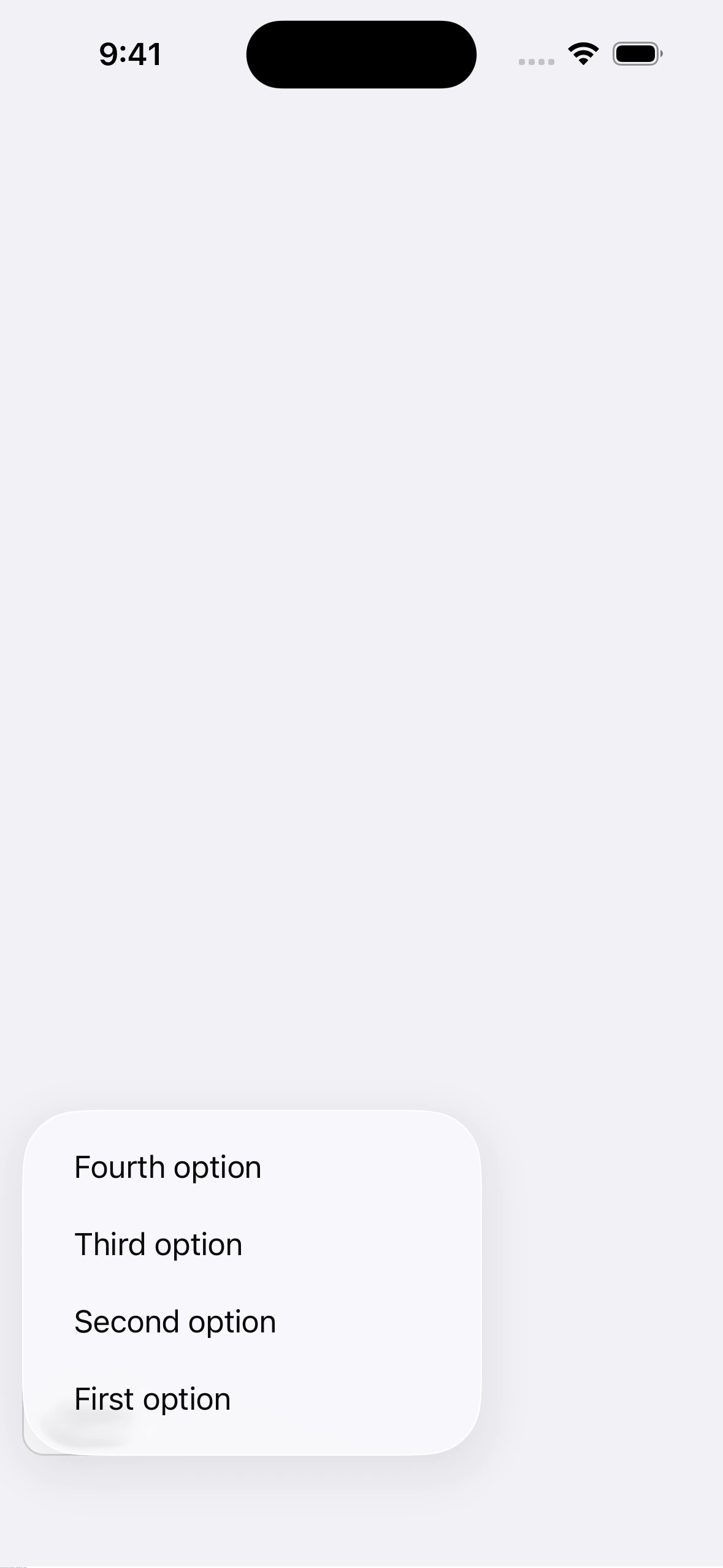 ZeegoMenuLibraryCase iOS