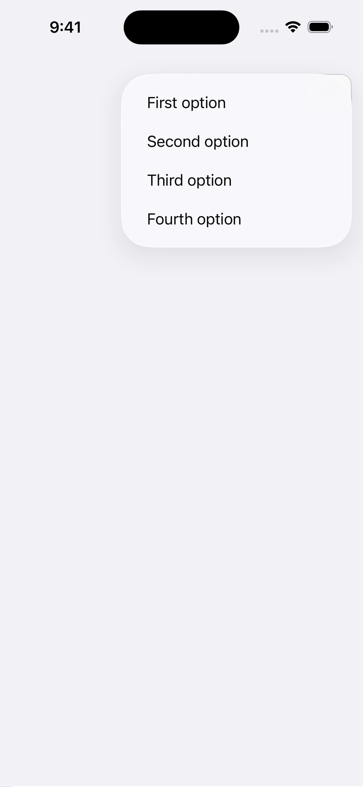 ZeegoMenuLibraryCase iOS