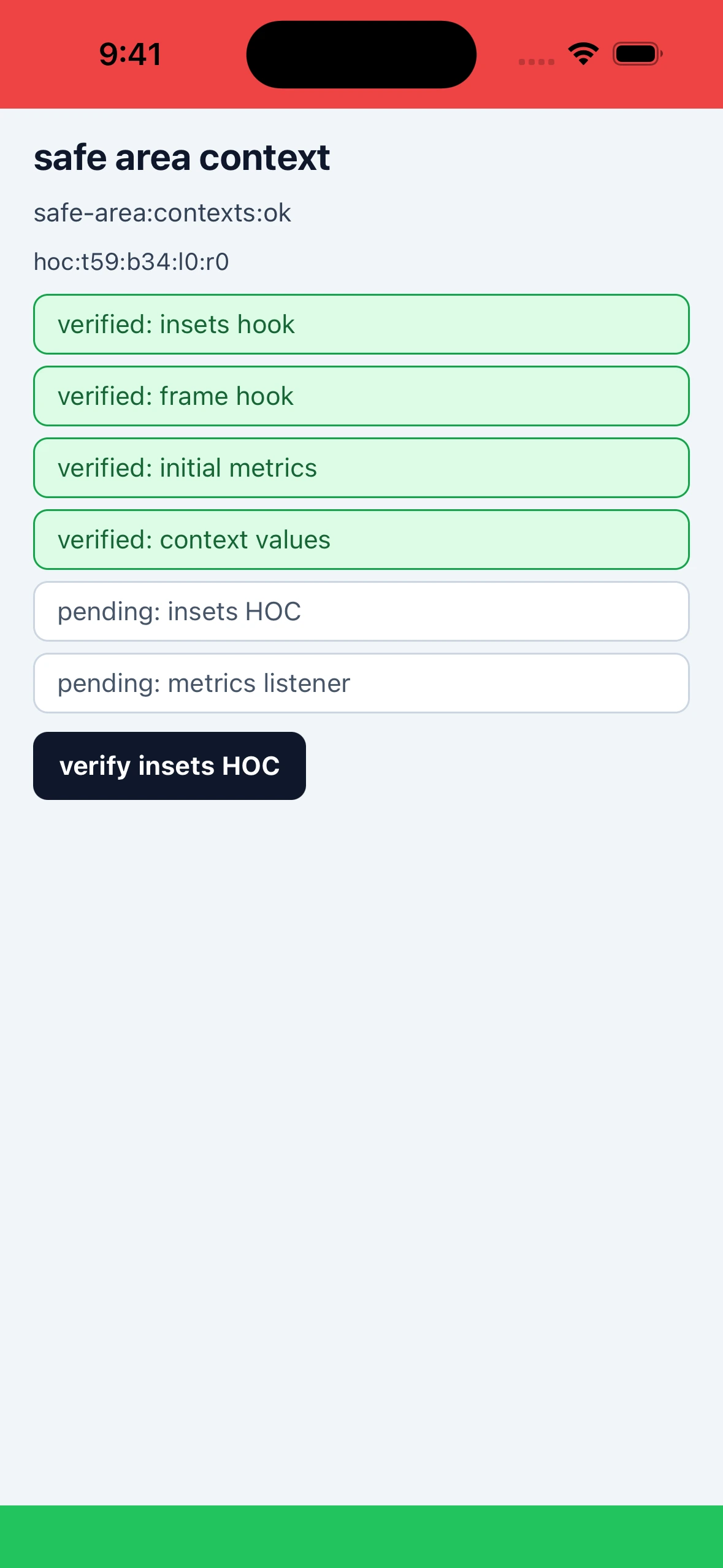 SafeAreaContextLibraryCase iOS 26.4