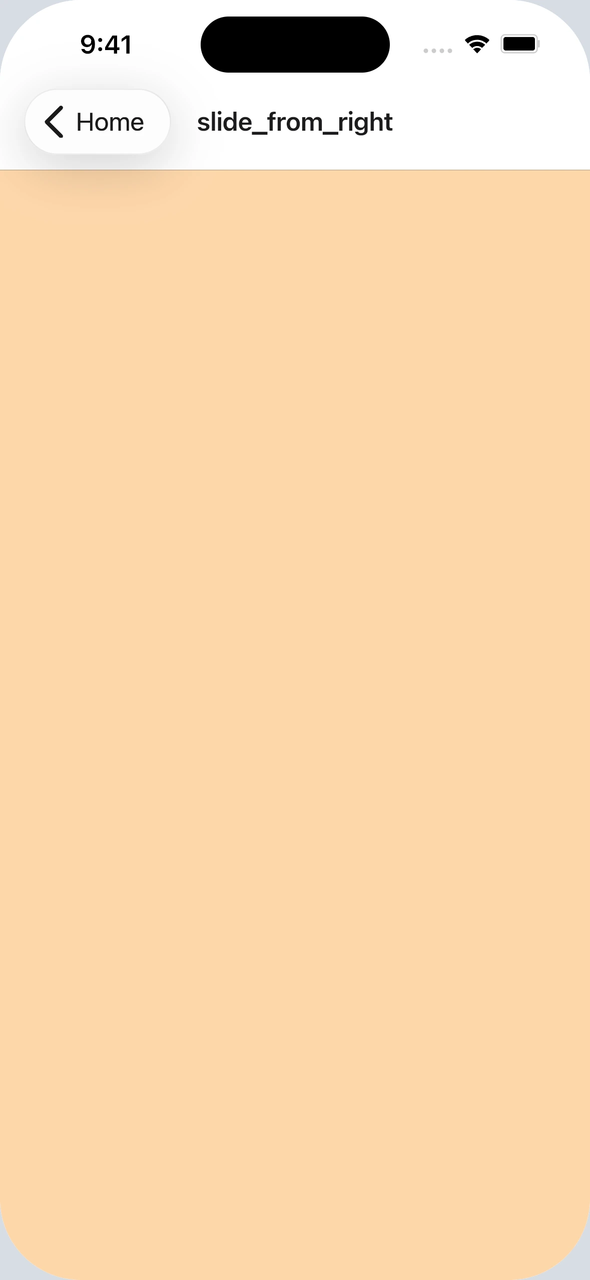 ScreensTransitionLibraryCase Peach