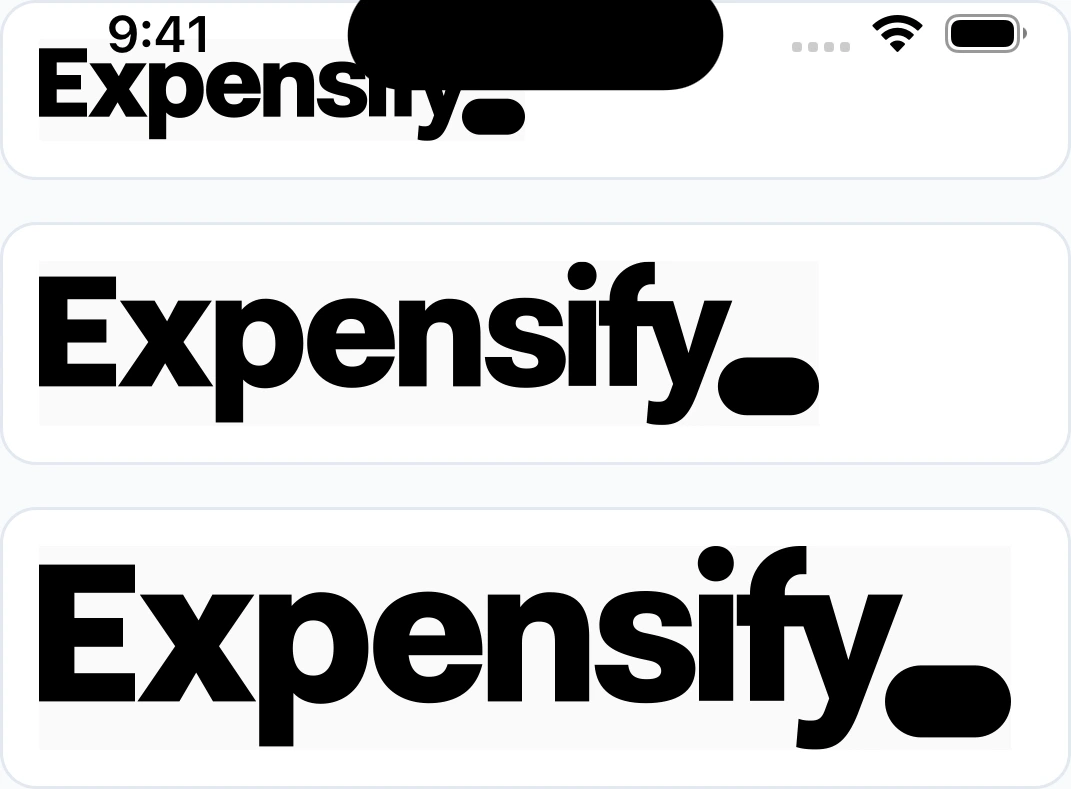 ExpensifyWordmarkLibraryCase iOS 26.4