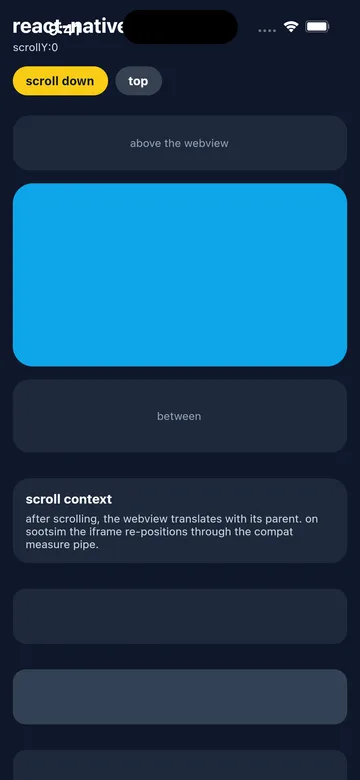 react-native-webview sootsim