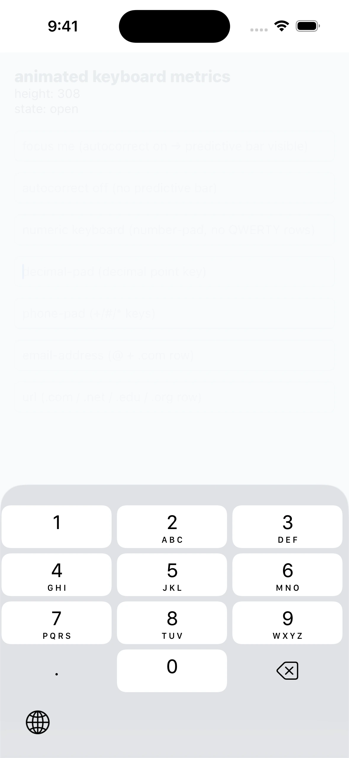 AnimatedKeyboardCase iOS