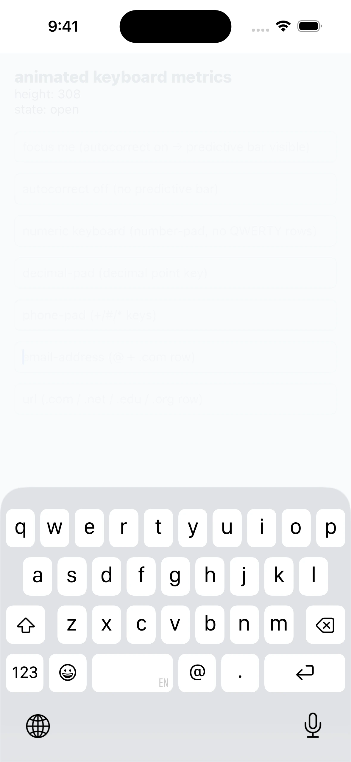 AnimatedKeyboardCase iOS