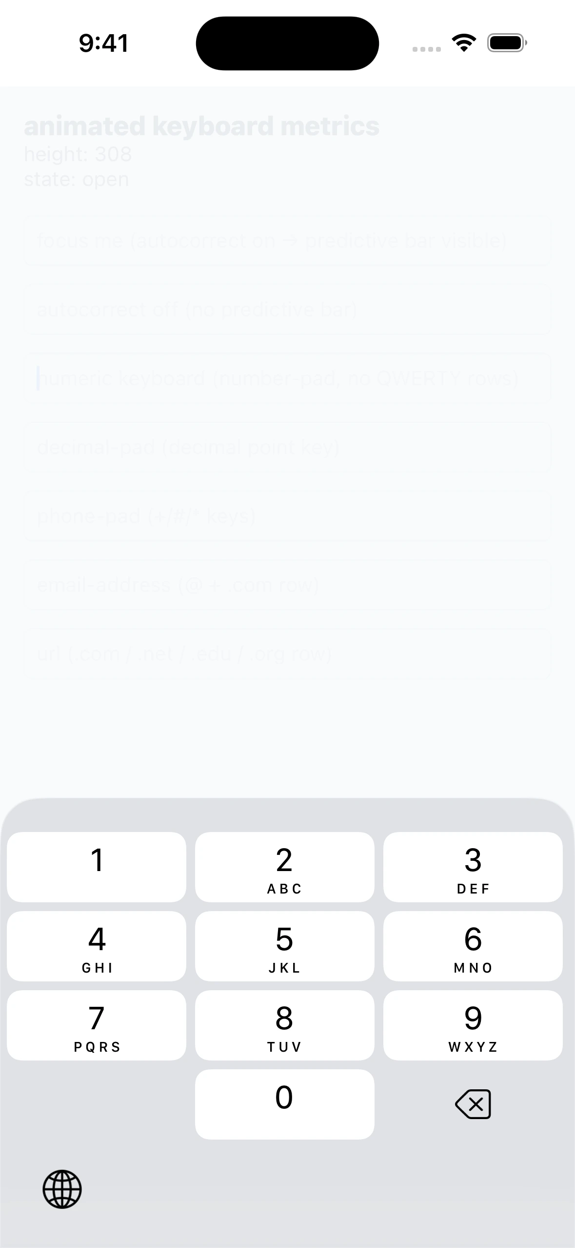AnimatedKeyboardCase iOS