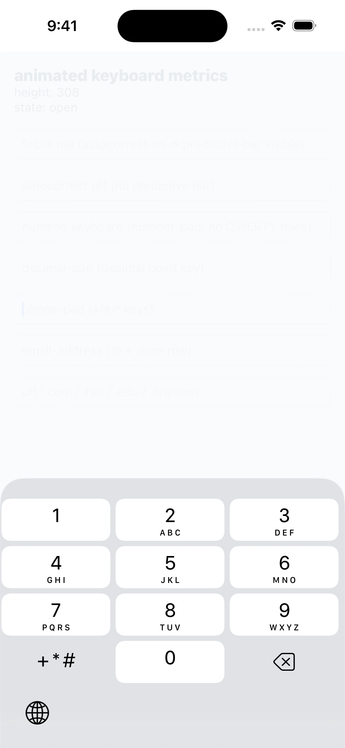 AnimatedKeyboardCase iOS