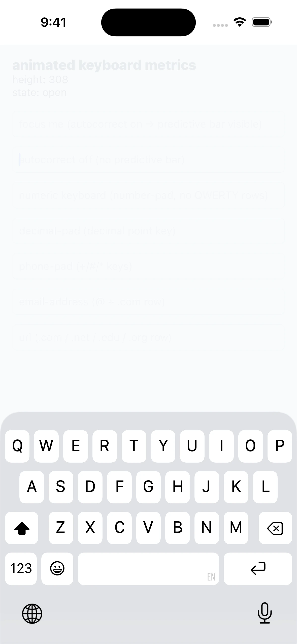 AnimatedKeyboardCase iOS