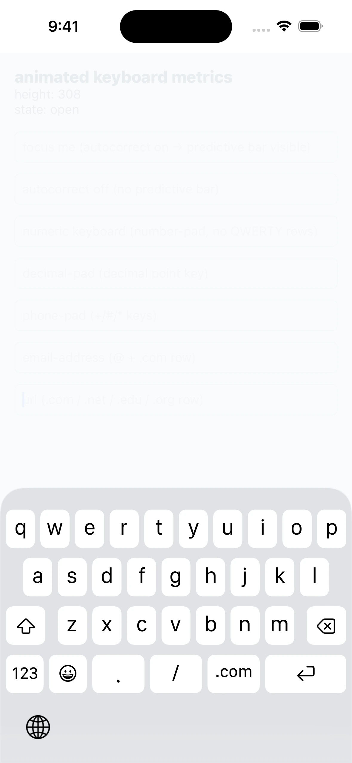 AnimatedKeyboardCase iOS