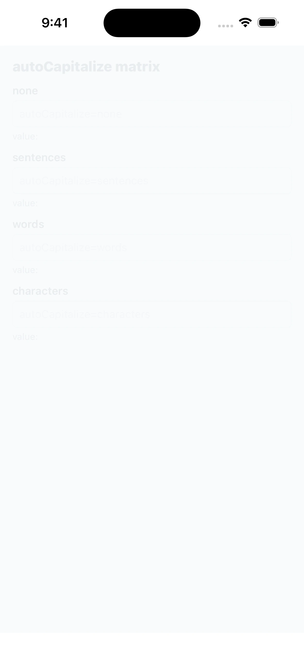 AutoCapitalizeCase iOS