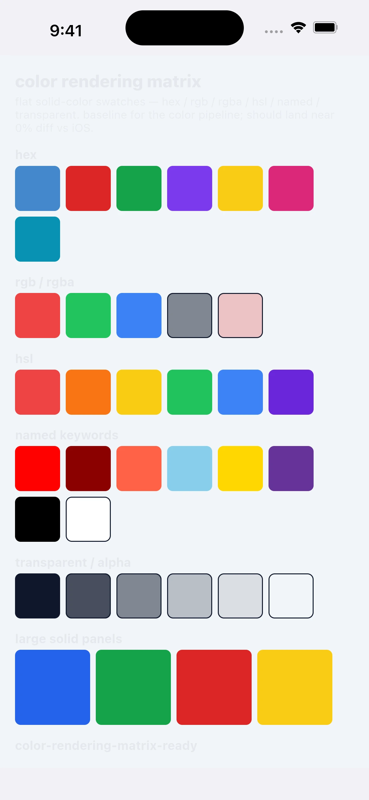 ColorRenderingMatrixCase Peach
