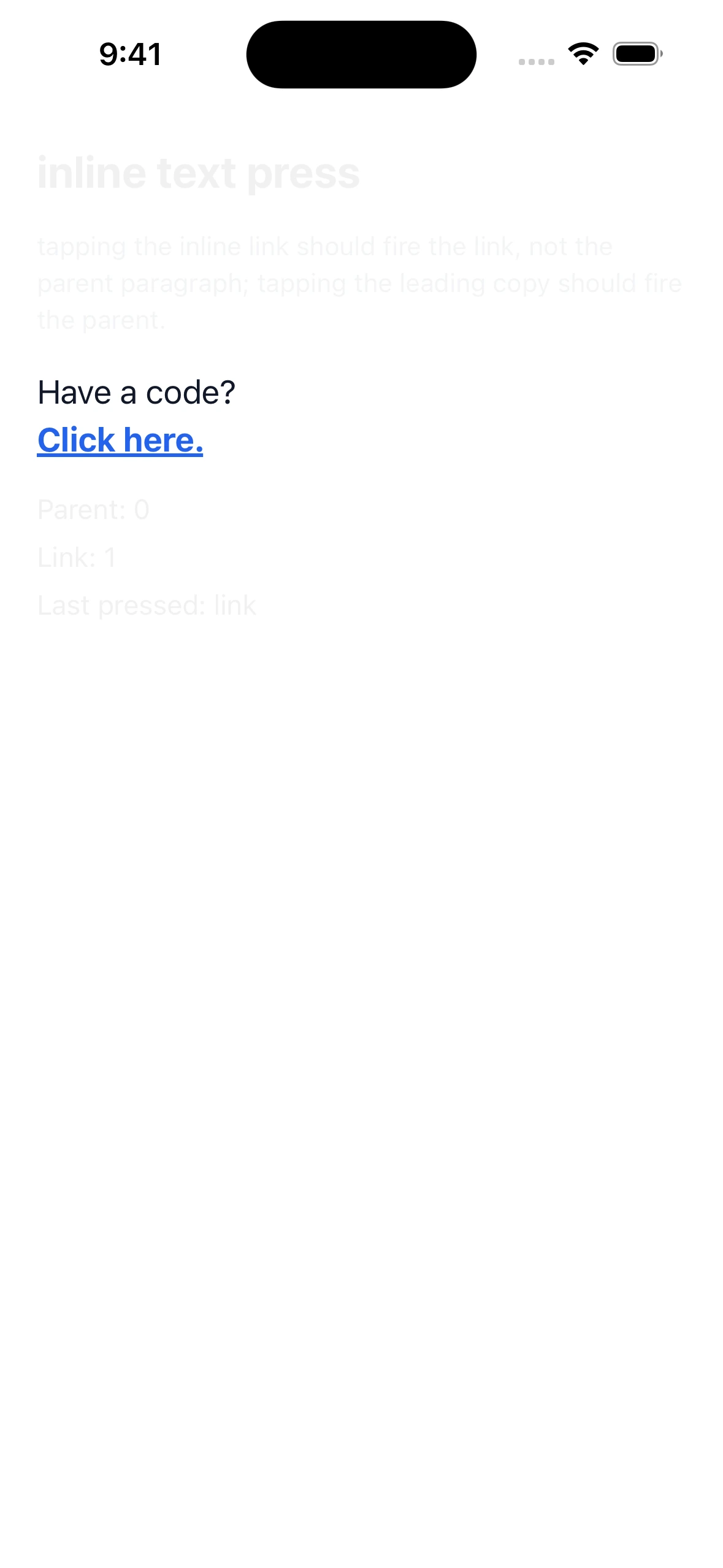 InlineTextPress iOS