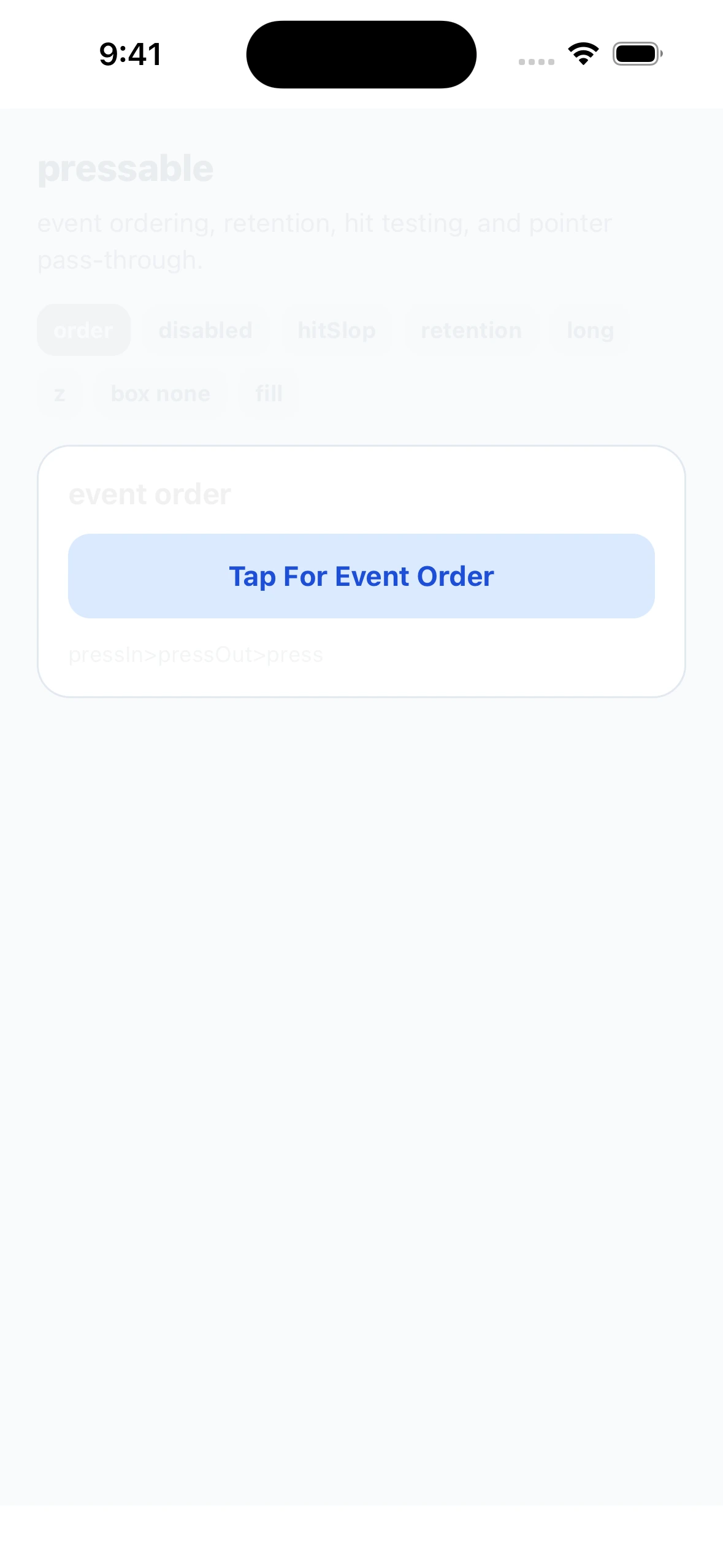 PressableMatrixCase iOS
