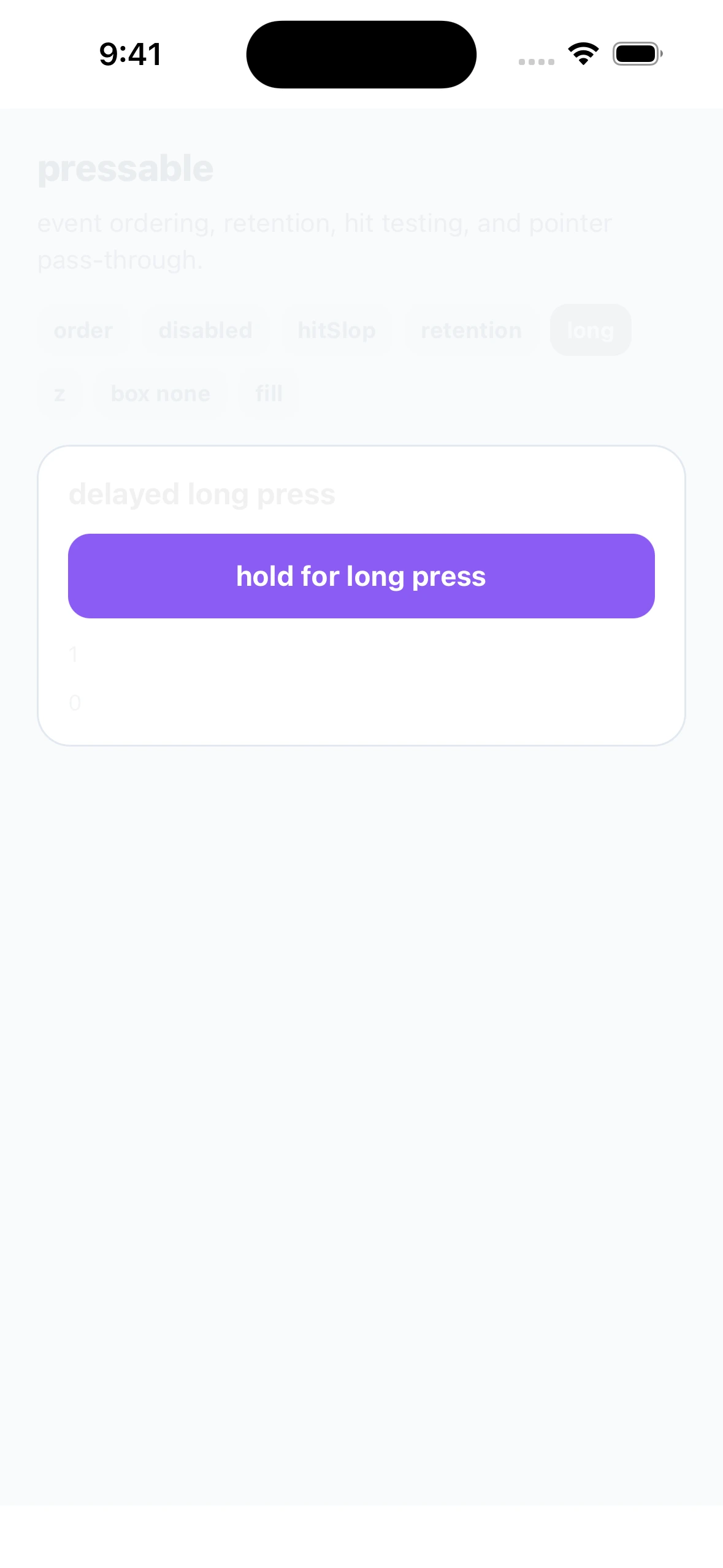 PressableMatrixCase iOS