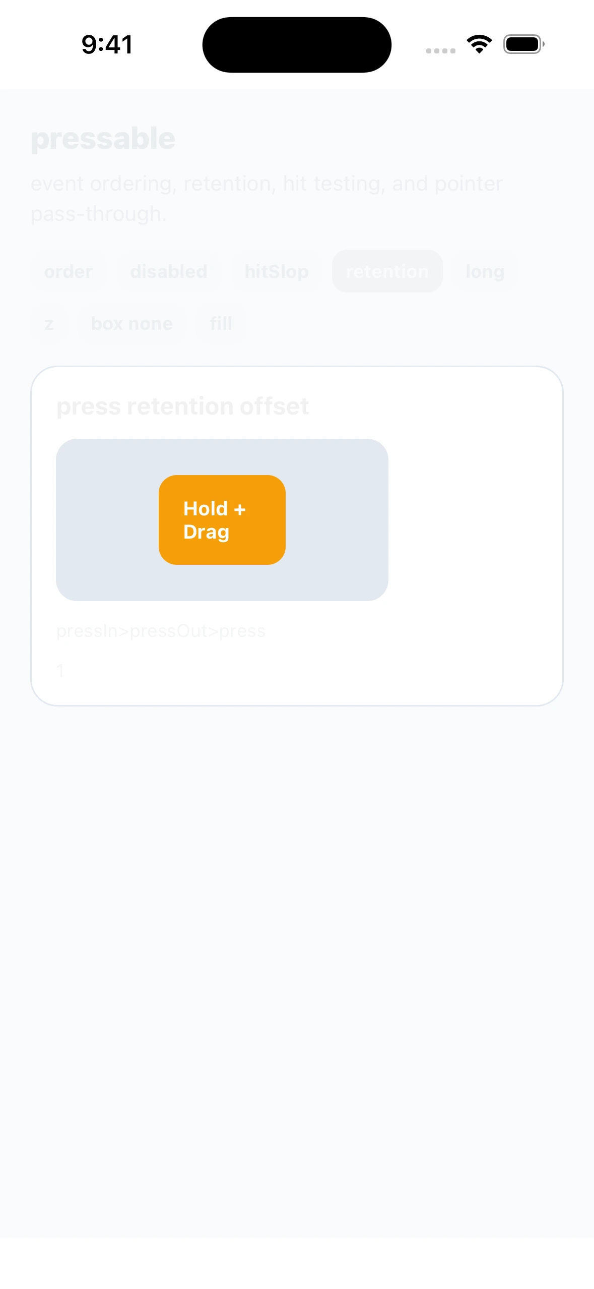 PressableMatrixCase iOS