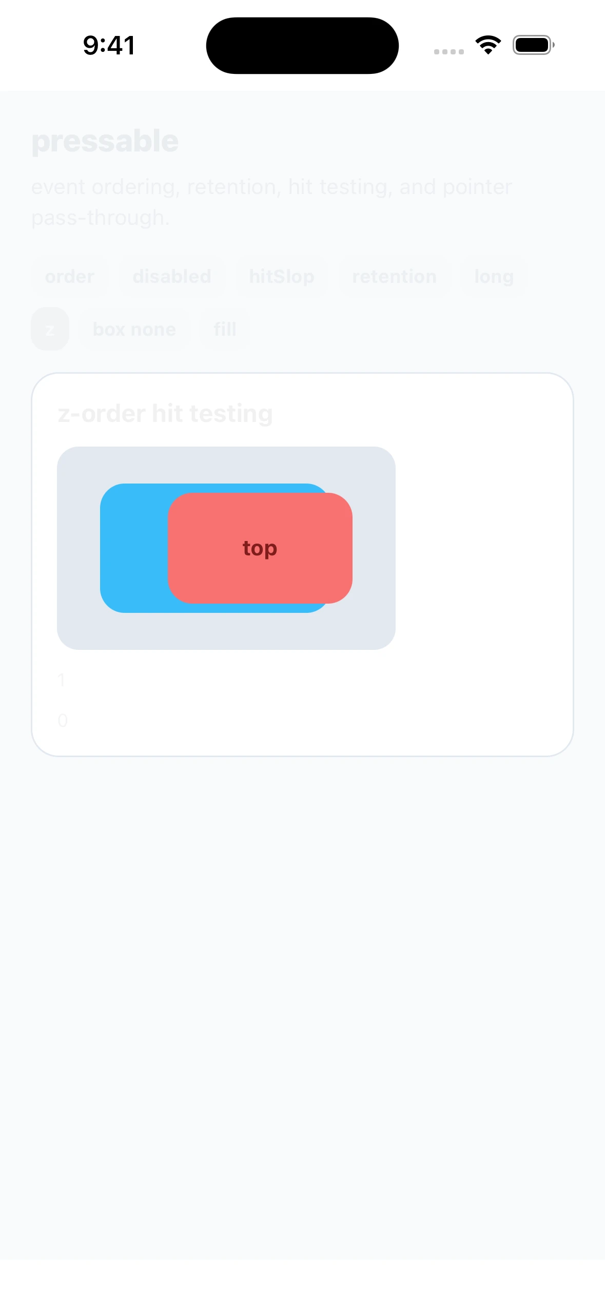 PressableMatrixCase iOS