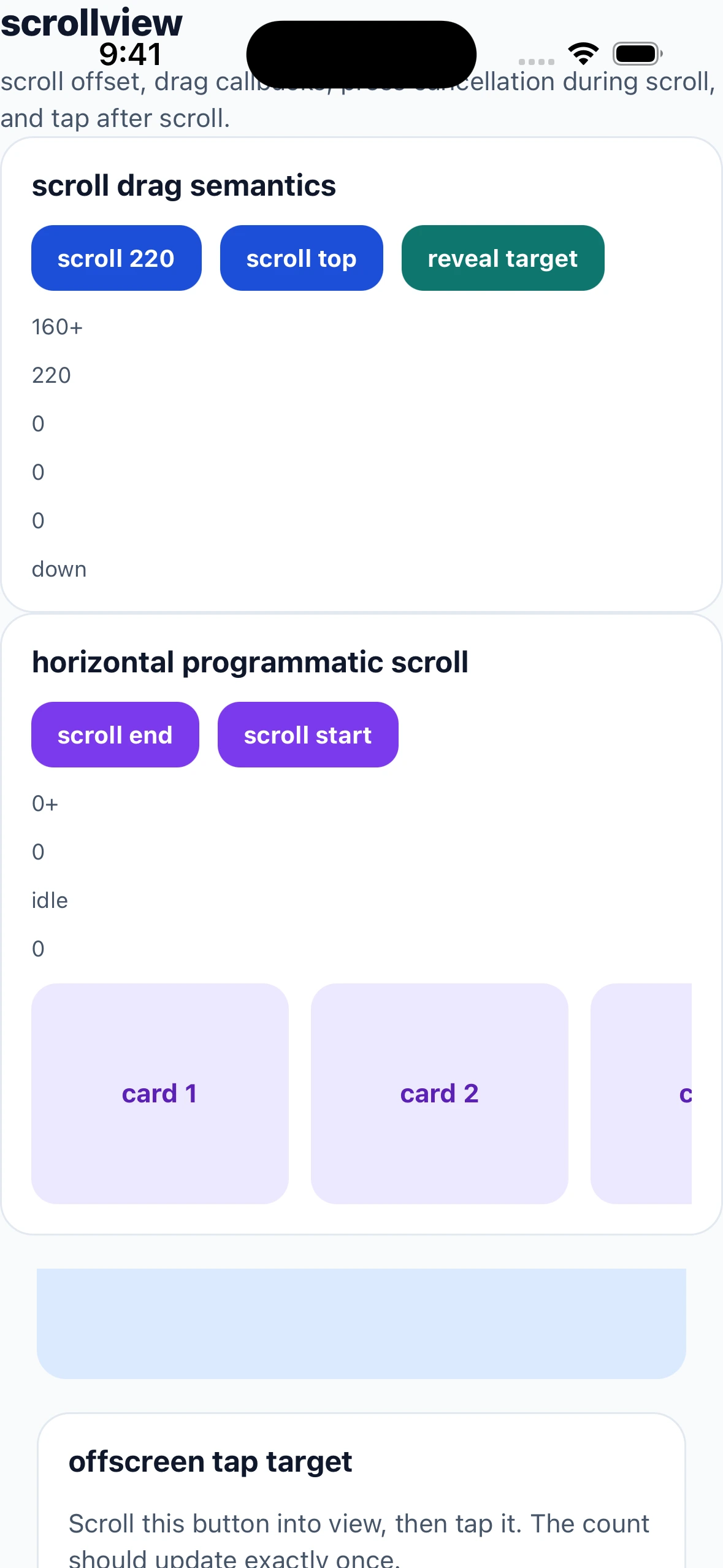 ScrollViewMatrixCase iOS