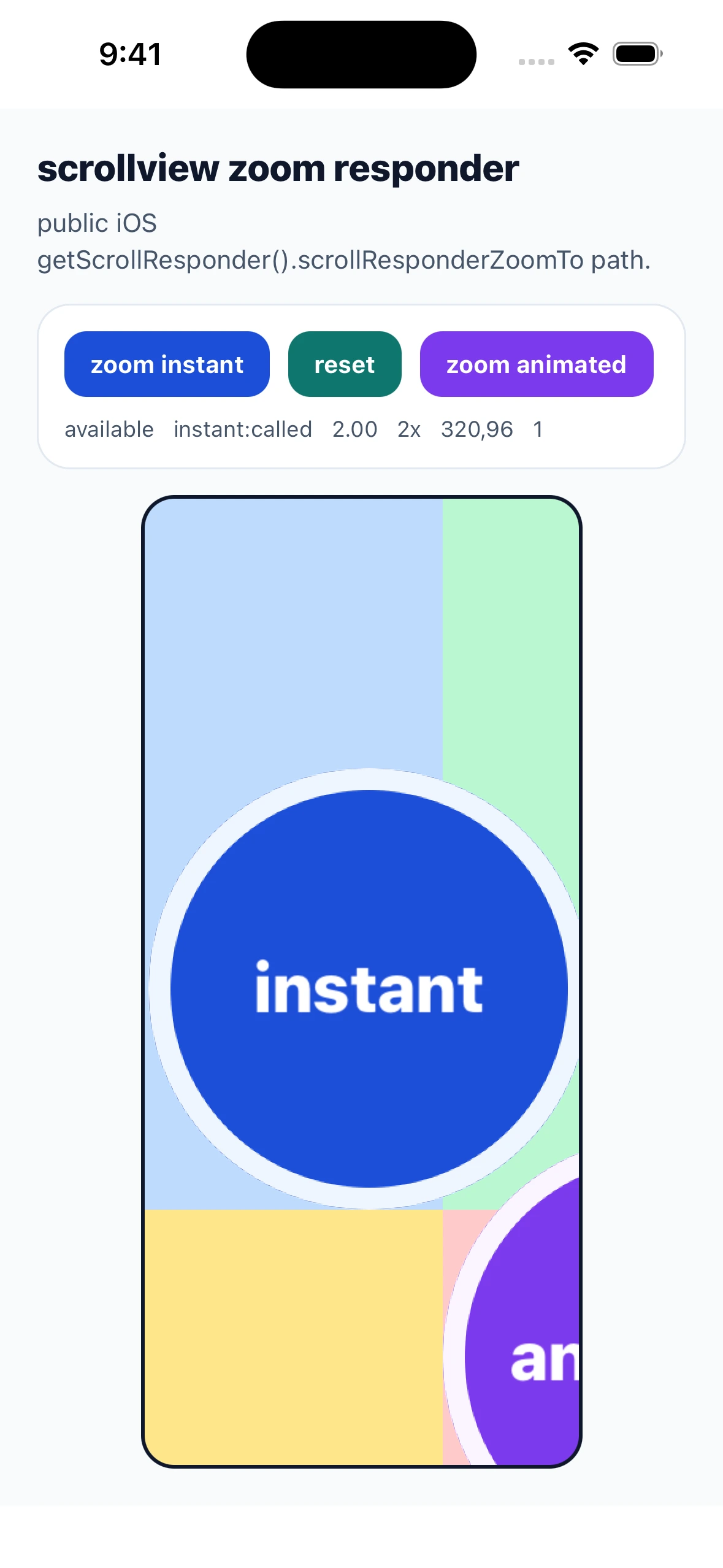 ScrollViewZoomResponderCase iOS