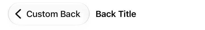 Header back title iOS 27.0
